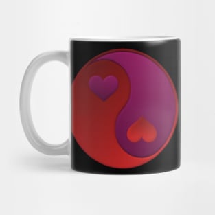 Valentine Yin Yang Mug